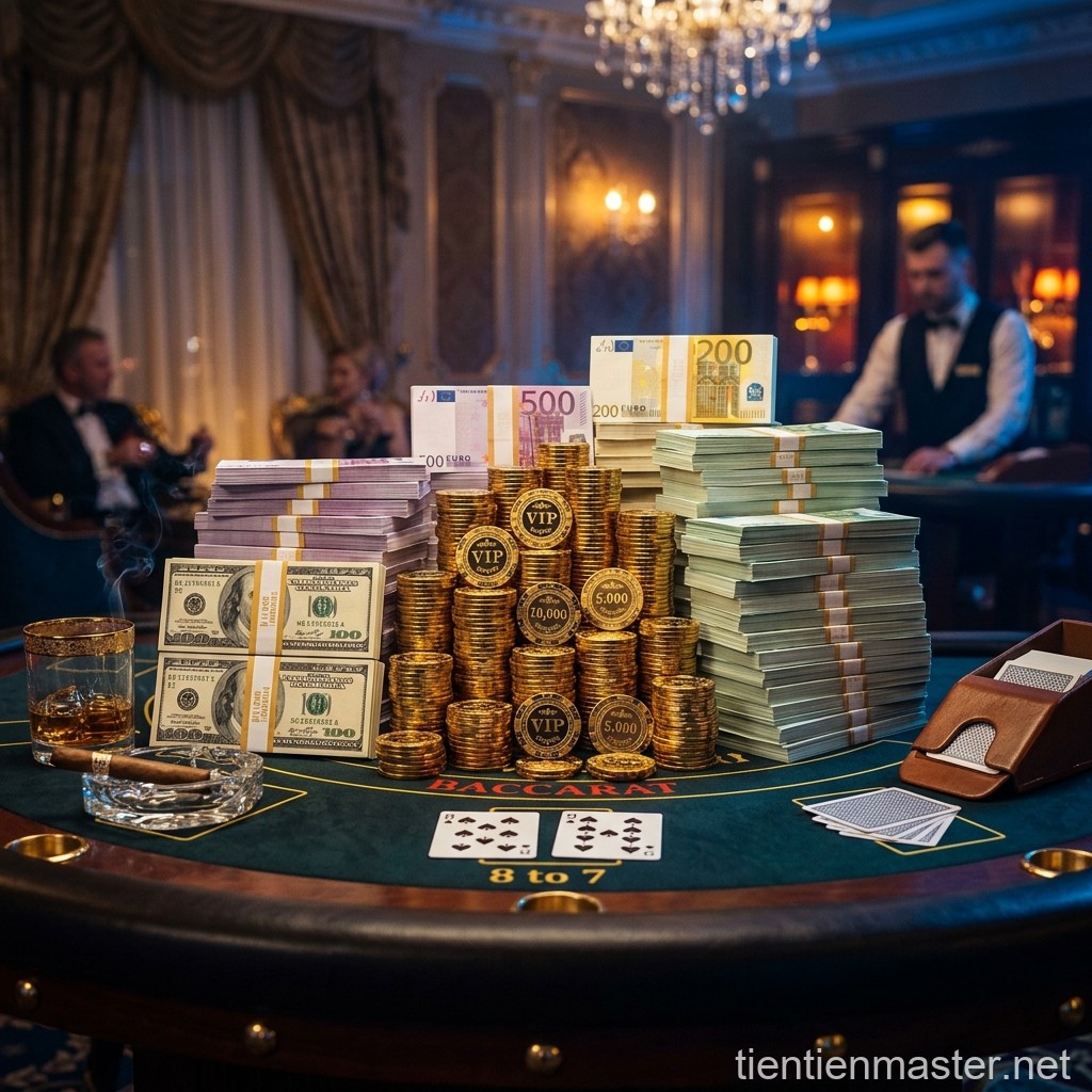 Thắng lớn khi bắt đúng cầu 2-2 Baccarat trên sòng bài