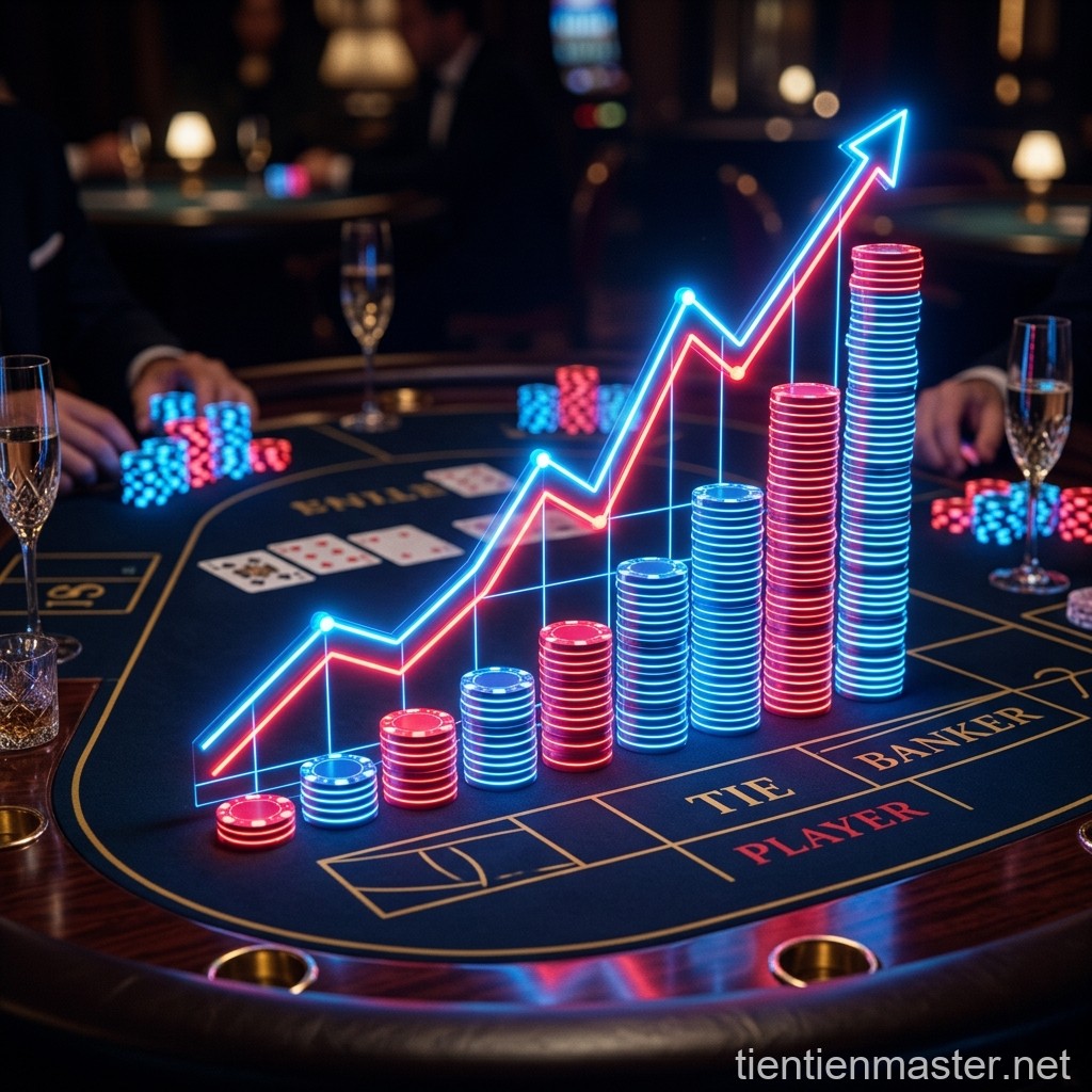 Tăng trưởng vốn cờ bạc an toàn theo biểu đồ Baccarat