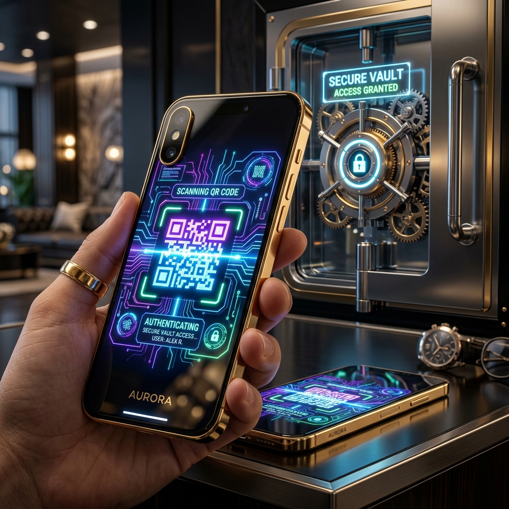 Bảo mật công nghệ mã QR khi kích hoạt cài đặt Tool AI Baccarat VVIP