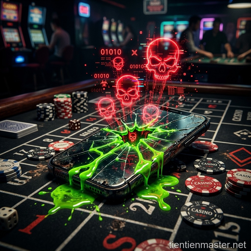 Phần mềm độc hại trojan virus gắn trong app tool baccarat bẻ khóa