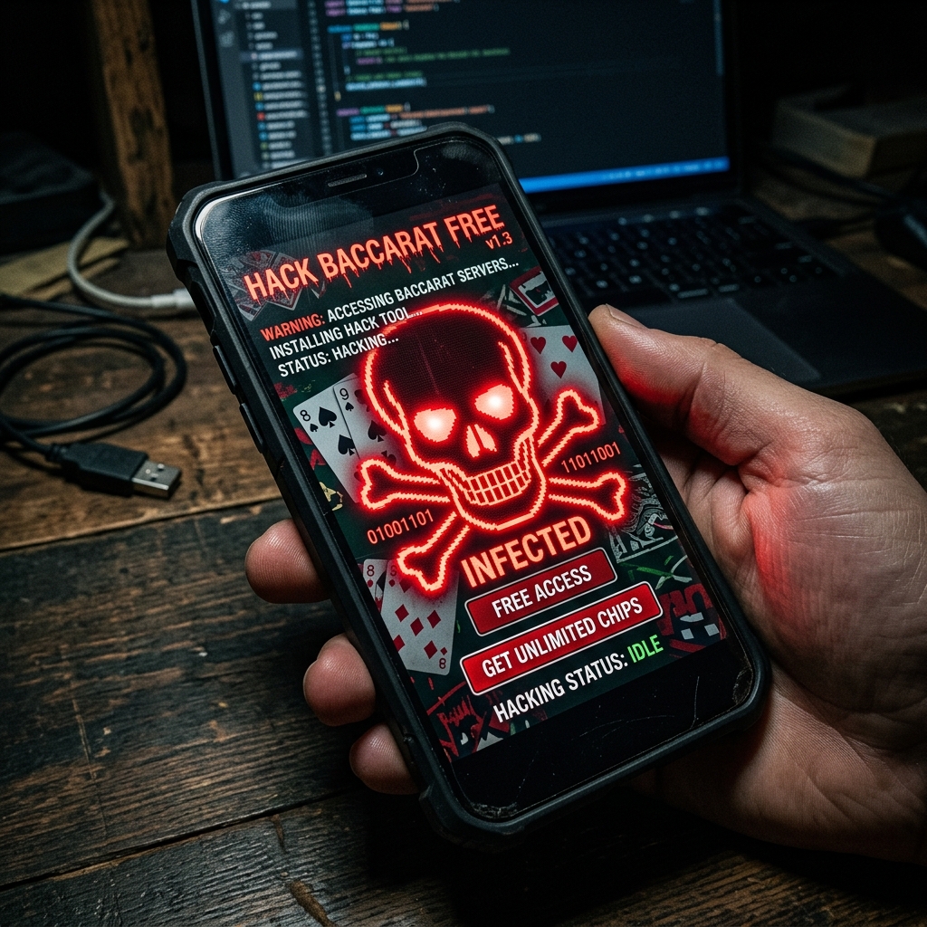 App hack baccarat free lừa đảo chứa mã độc keylogger