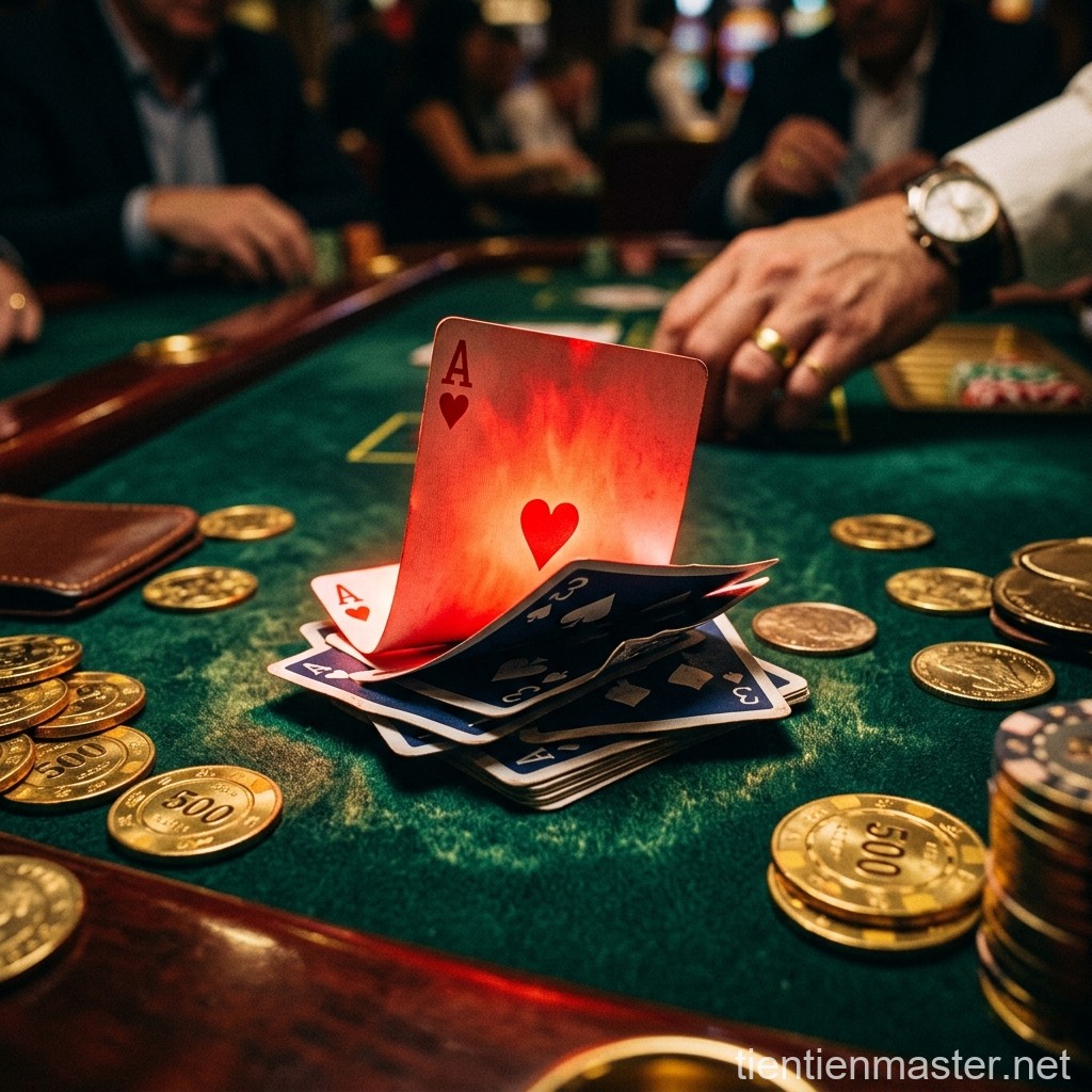 Sự áp đảo của cầu nghiêng Banker trong ván Baccarat